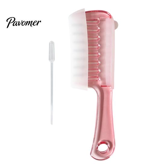 Hair Essence Applicator Oil Comb, Refillable Scalp for Growth & Easy Clean Massager Massage, Minoxidil Roller Ball Comb Men Women Essential Brush