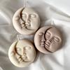 DIY Mond Liebe Sonne Gesichtsform Kerzenform Duftkerze Silikonform Handgemachte Seife Gips Harz Bastelformen Heimdekoration