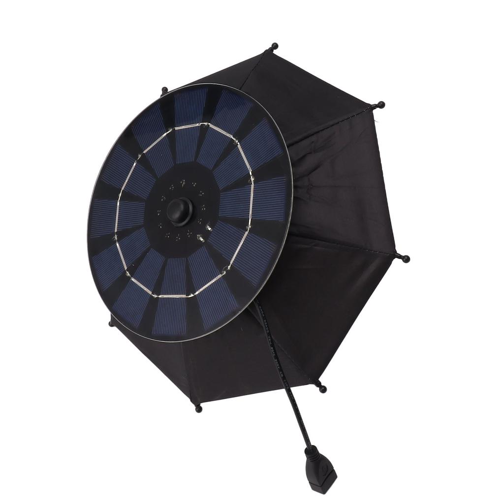 10W Solar Panel Phone Umbrella Rain Protection Phone Stand Charging Umbrella for Motorcycle