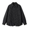 Womens Lightweight Down Jacket With Turn-Down Collar Loose Fit Winter Daily Wear