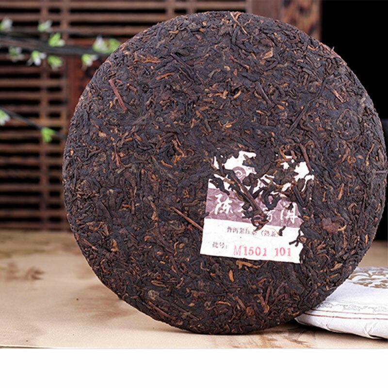 Colourful Yunnan Qing Feng Xiang CHEN XIANG Puer Ripe Pu'er Tea 357g Shou Cha