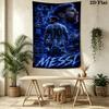 Messi Wall Tapestry Aesthetic Wall Hanging Printed Fabric Blanket Decorative Tapestries for Bedroom Living Room Home Decor