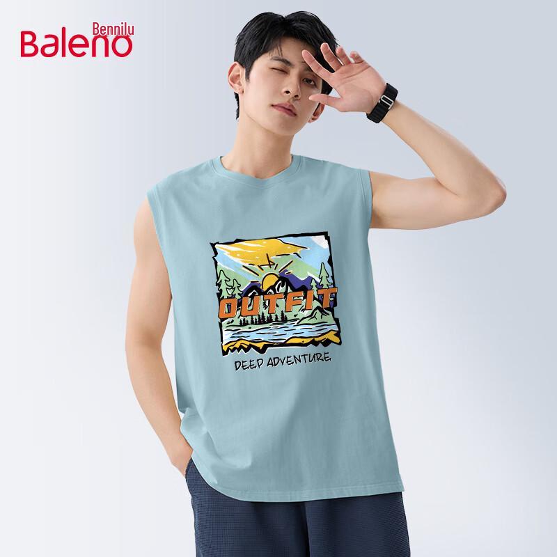 Мужская хлопковая майка Baleno с граффити 2XL