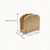 Wooden Freestanding Napkin Holder Rustic Paper Tissue Dispenser for Restaurant Table and Home Décor