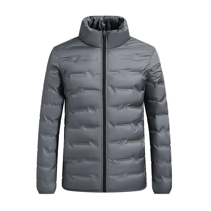Light Down Jacket Women's Solid Color Simple Windproof Warm Graphene Down Jacket 85% White Duck Down Jacket Men