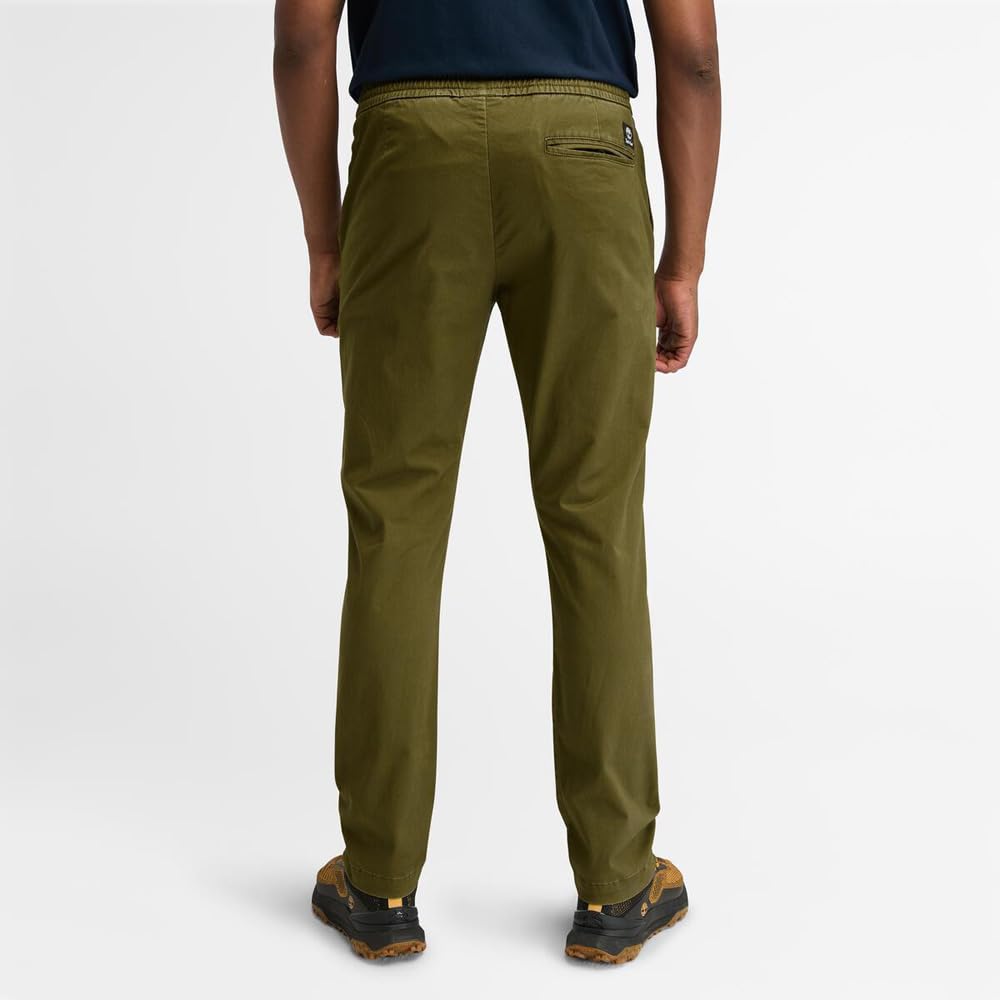 Timberland Herren Twill Jogginghose, Dunkeloliv, Größe 29 (TB0A2A493021)