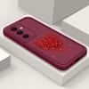 Love Hearts Print Case For Samsung A57 A37 A27 A17 S26 Ultra S25 FE A56 A36 A26 A16 A55 A35 A25 A15 A54 5G S21 S22 S23 S24 Plus Shockproof Cover