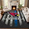 Arizona Cardinals Carpet Door Mat for Living Room or Bedroom Protective Mat Under Chair Office Decoration Christmas Gift Birthday Present