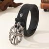 Unisex Retro Bohemian Leather Belt: Western Cowboy Style, Punk & Hip Hop Flair