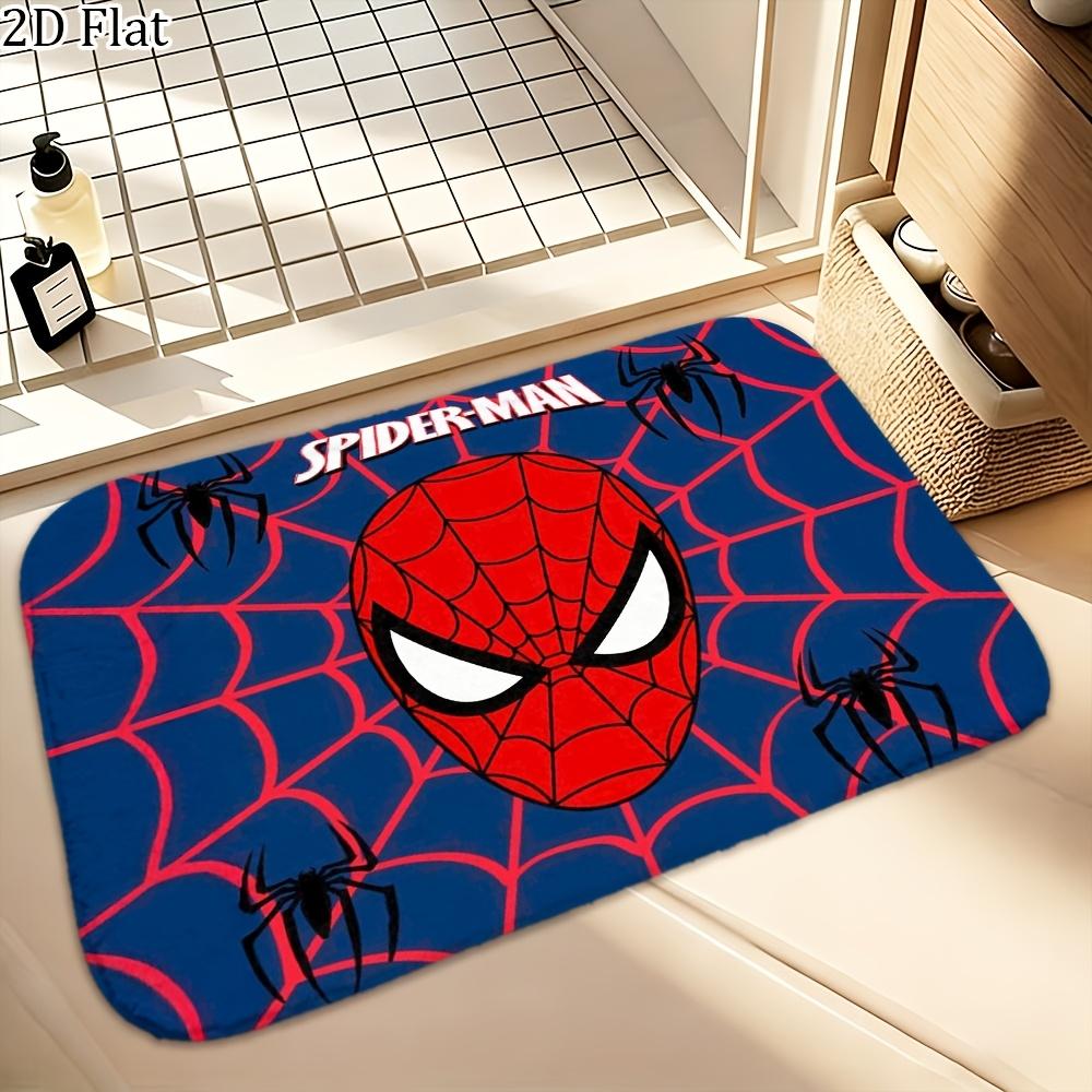 1pc Flannel Mat Marvel Superheroes Bathroom Mat, Multi-Size, Multi-Functional Daily Use, Suitable for Bathroom, Entrance, Laun