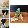 Childrens Cartoon Knit Crossbody Bag With Frog Exterior Design For Daily Use