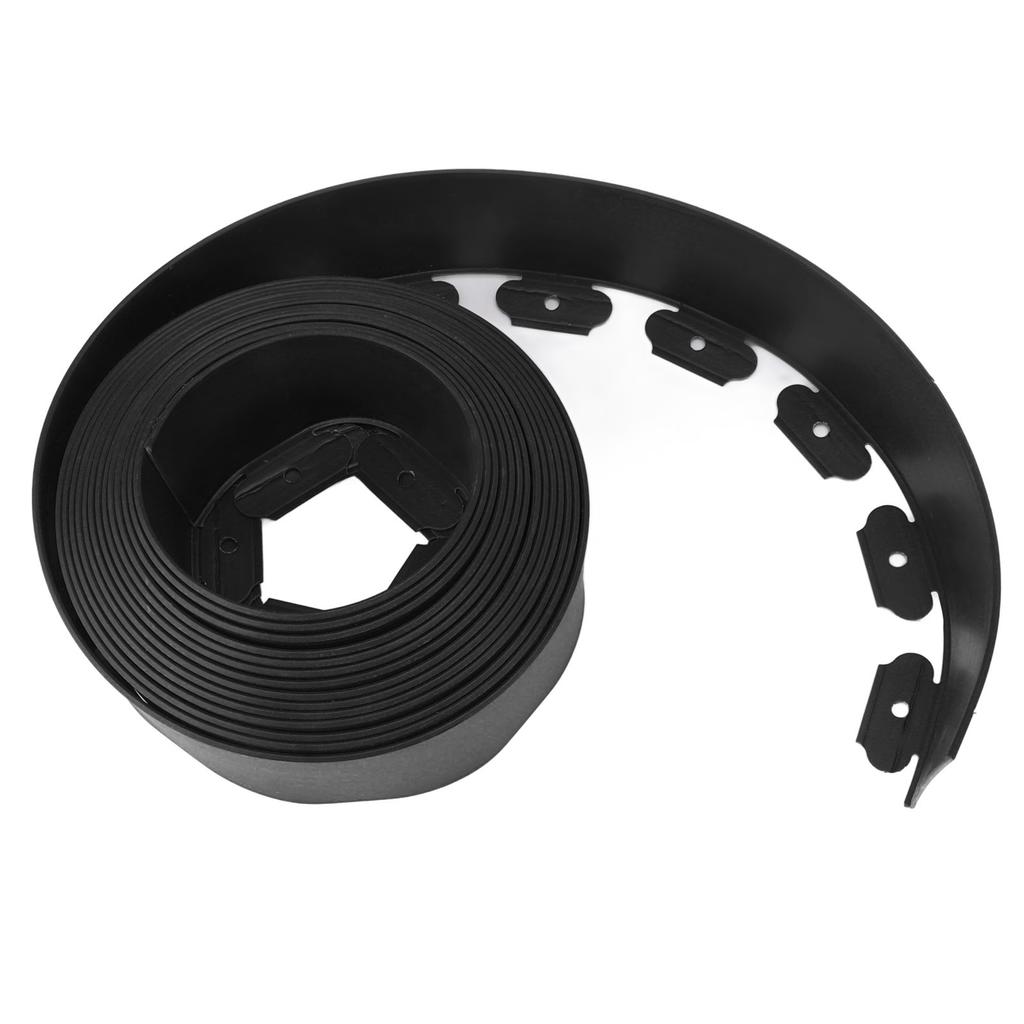 Landscape Edging Kit PE No Dig Tall Wall Garden Border with Stakes for Lawn Flower Bed Grass Yard
