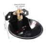 Automatic sheep water bowl cast iron drinking goat lamb drinker water bowl with copper valve 20mm pipe farm feeding equipment