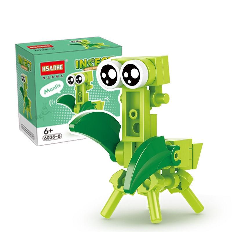Esperto Creativo Mini Insetti Modello Animale Blocco Costruttivo Mattoncini Farfalla Modello Educativo Kit 10 in 1 Giocattolo Regalo di Compleanno per Bambini