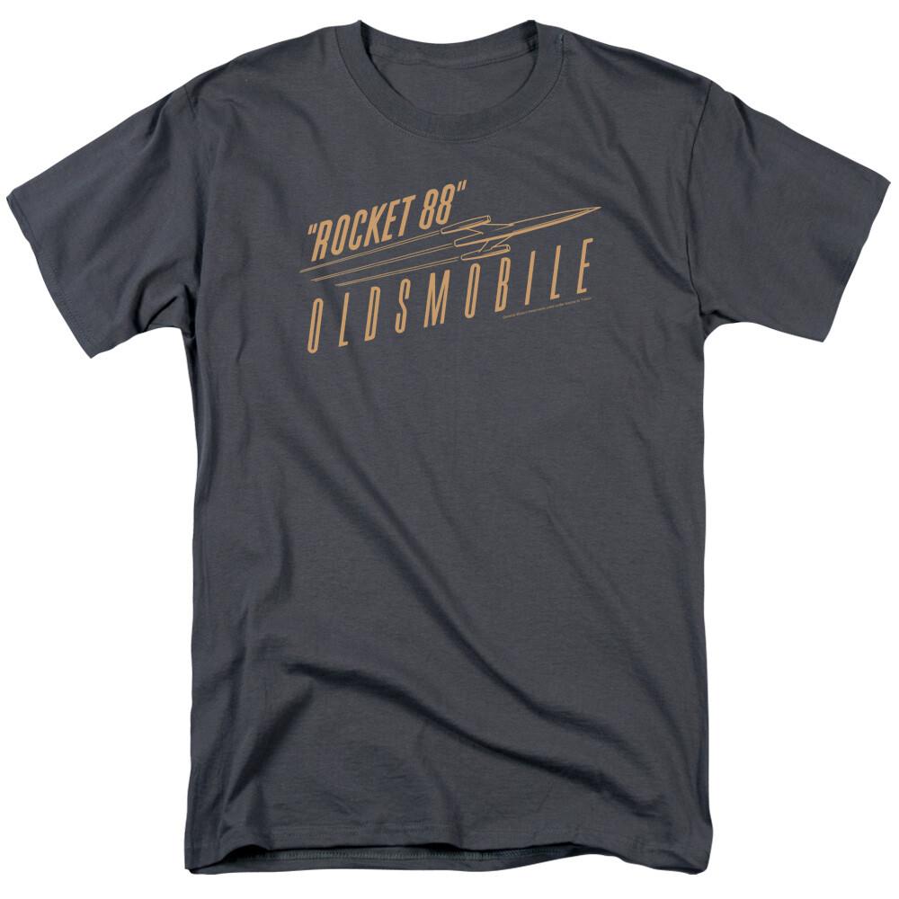 Oldsmobile Retro 88 T Shirt Mens Licensed Auto Car Rocket Tee Charcoal S