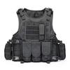 Tactical Vest Multicam Camo Quick Release Amphibious Body Armor Hiking Camping Outdoor Sports