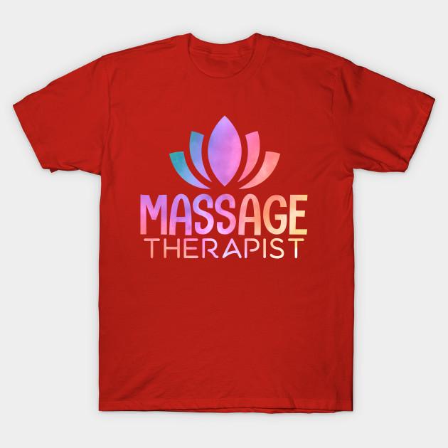 

Unisex Fashion TShirt Massage Therapist Print TShirt Plus Size S-5XL T-Shirt 100%Cotton Tops O Neck Short Sleeve Tees 4XL червоний