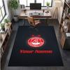 Crystal Velvet Rug Aberdeen FC Print Custom Name Text Floor Mat Home Decor