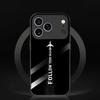 Minimalist Black Airplane Glass phone case mobile phones for iphone 17 pro max cover for iPhone 17 16 15 14 13 12 11pm Pro Plus