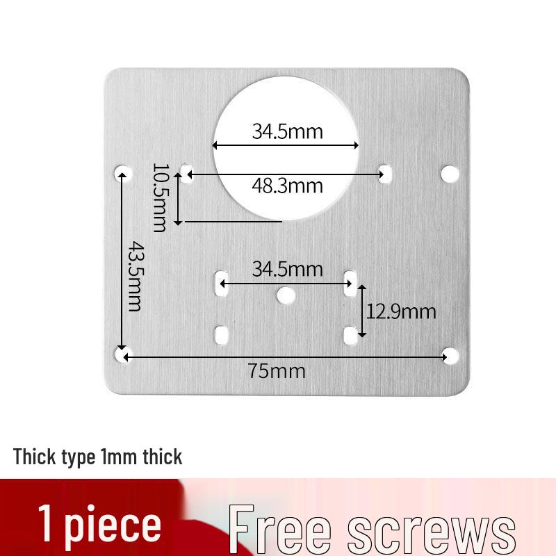 Cabinet Door Hinge Repair and Reinforcement Board