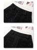 Women's Woolen High Waist A-Line Gray Shorts - Thickened Winter 2024 Collection