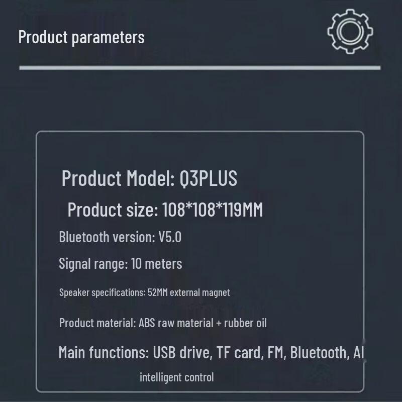 Bach Johann Q3Plus Bluetooth Speaker