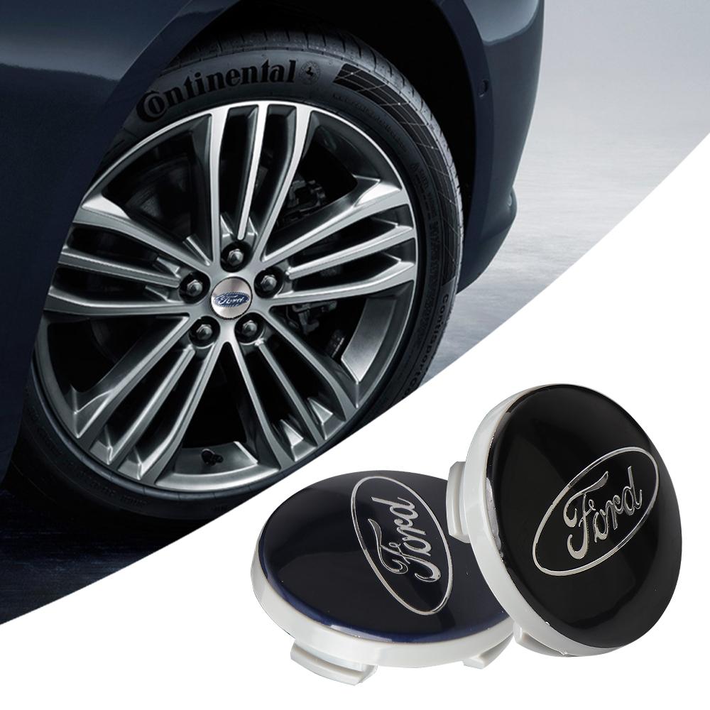 Car Sticker 54mm Car Wheel Center Covers Hub Cap Badge Replacement Accessorie For Ford Kuga MAX Transit Mondeo Fiesta Explorer E