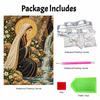 DIY 3D Pearl Diamond Painting Art Set Virgin Mary Religious Home Decor Art Set Wall Art