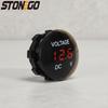 DC 12V 24V Digital Volt Meter Voltage Tester LED Display Automotive Motorcycle Boat Truck Accessories