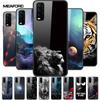 Voor Vivo V2027 Hoesjes V2029 Y20i Y20s Y20 Gehard Glas Harde Telefoonhoesjes voor Vivo Y20 Achterkantjes Beschermende Bumper Capa Y 20 S