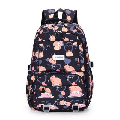 Leichter Rucksack für Schüler und Damen mit großem Fassungsvermögen und Cartoon-Print