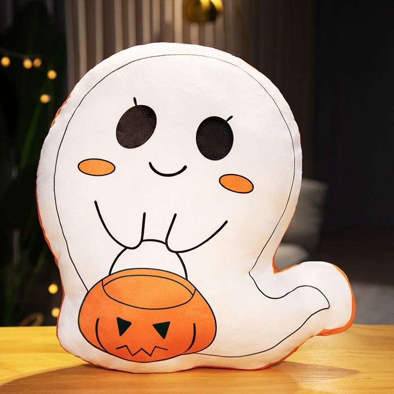 Halloween Spook Pluche Kussen Met Grappige Demon Print Voor Feestdecoraties En Cadeau-ideeën