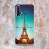 Paris Eiffel Tower Travel Silicone Cover For Honor 20 20S 20E 8 8A Prime 8X MAX 8C 8S 7A 7C 7S Pro Phone Case