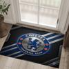 Chelsea FC Design Crystal Velvet Carpet Cozy Non?Slip Printed Rug For Bedroom Living Room Entrance
