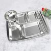 XIANDUN 304 Stainless Steel Divided Tableware Set