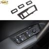 Black For VW Tiguan 2018-  Titanium Window Lift Panel Switch Cover Trim