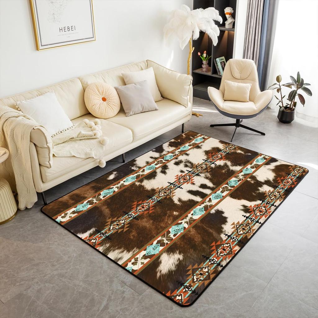 Frog Area Rug 3x5, Cartoon Frog Rug for Kids Boys Girls Teens, Kawaii Green Wild Animals Carpet, Cute Wildlife Farmhouse Rustic Funny Non Sl