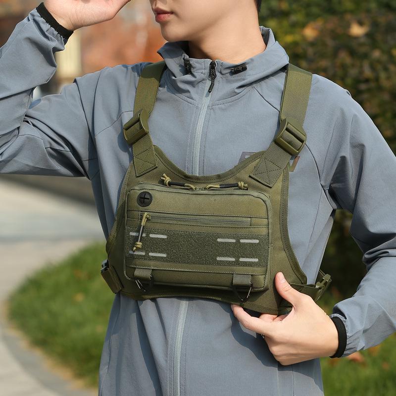 Taktische Multifunktions-Brusttasche für Herren – Ideal zum Laufen, Wandern und für Fitness