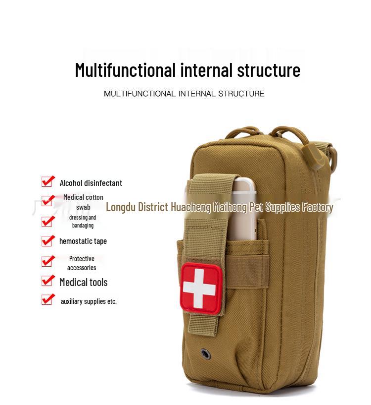 Multifunctional Camouflage Survival Kit: Tactical Waist Pack & Mountaineering Pouch