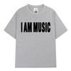 Rapper Playboi Carti Same Style I AM MUSIC Print T-shirt Women Fashion Hip Hop Opium T Shirts Oversized T Shirt Tops