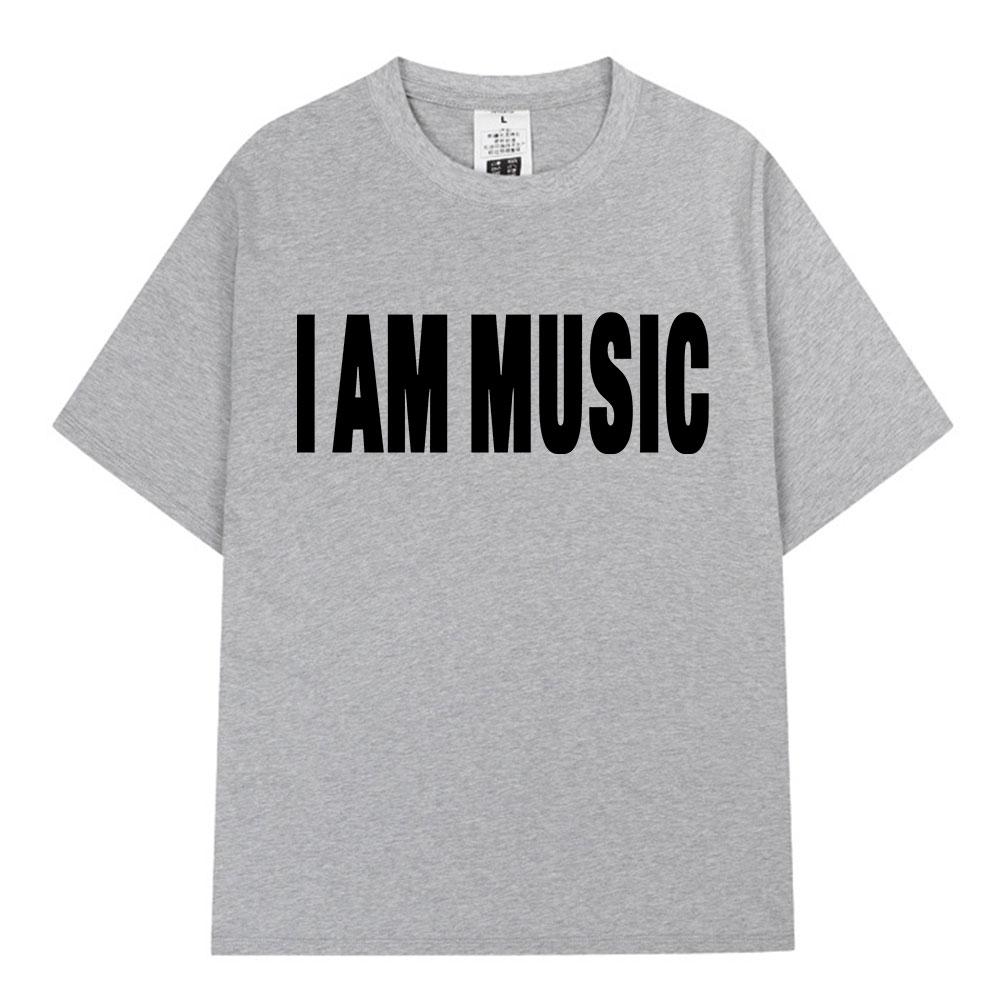 Rapper Playboi Carti Same Style I AM MUSIC Print T-shirt Women Fashion Hip Hop Opium T Shirts Oversized T Shirt Tops