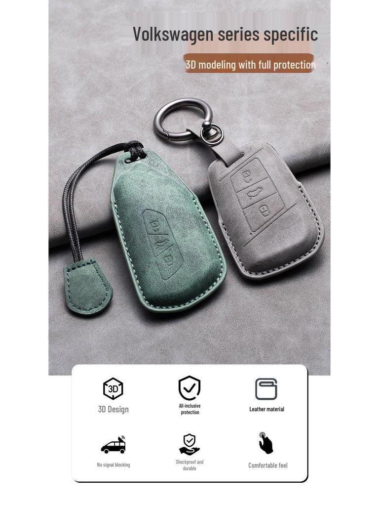 Volkswagen Key Case: Compatible with Lavida, Lingdu, Bora, Tiguan, Sagitar, Polo, Magotan, T-Cross, Teramont, and CC models.