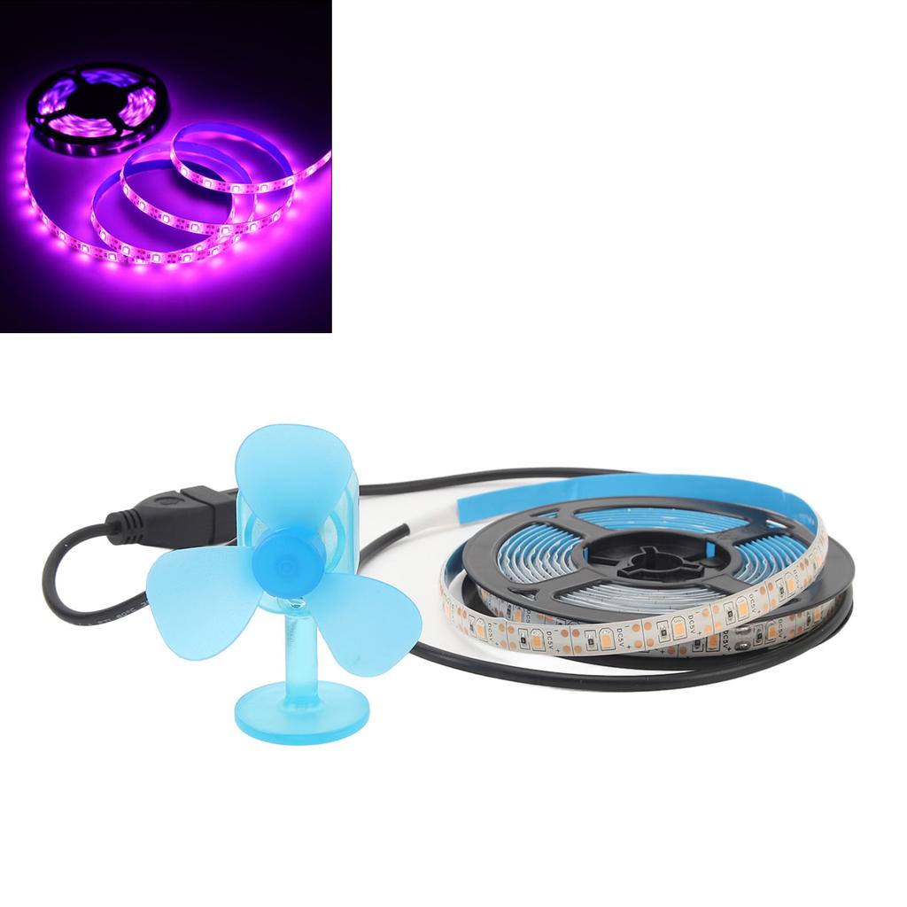 LED Strip Light with Wind Turbine 3 Meter Long IP65 Waterproof USB LED Light Strip