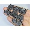 Natural Black Fossil Coral Matched Pair Mix Cabachon Gemstone 07 Pair Lot C-2672