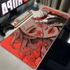 Mouse Pad PC Anime Sexy Girls Keyboard Rug Black and White Manga Mousepad Laptop Gaming Desk Mat XXL Devil Oni Mask Soft Carpet