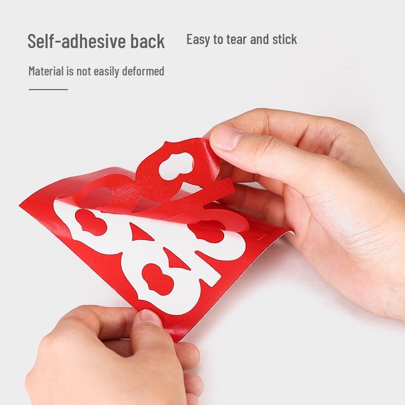 Creative Xi Staircase Wedding Celebration Mini Adhesive Furniture Sticker