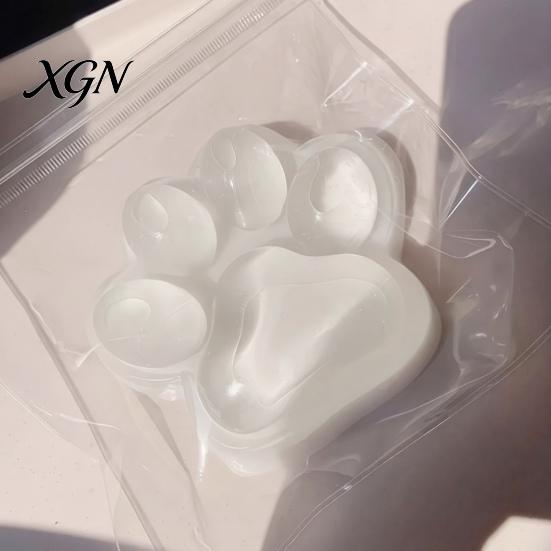 Cat Paw Stress Ball Clear Squeeze Toy Relief Giant Kitten Sensory Animal Claw Fidget Soft Pinch