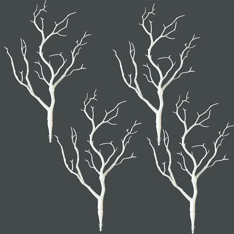 1Pcs 35cm Artificial Coral Branches Fake Plastic Plant for Home Room Christmas Tree Decoration DIY Craft Wreath Accessories