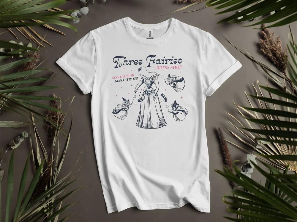

Three Fairies Dress Shop T-shirt T shirt Men Women Unisex Tshirt K803 XL