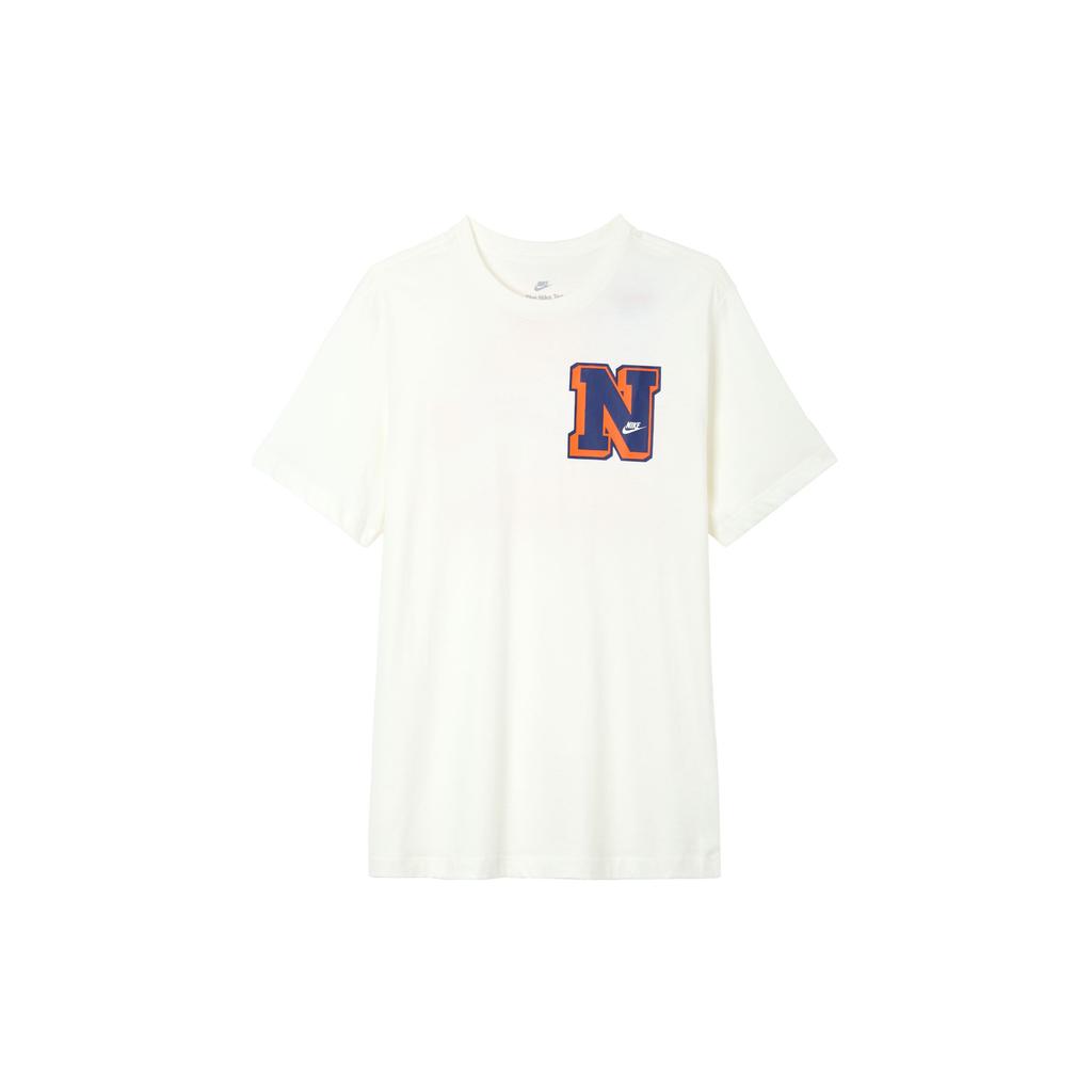 Nike Sportswear Logo Crew Neck Short Sleeve T-Shirt Men Tops White FV3773-133